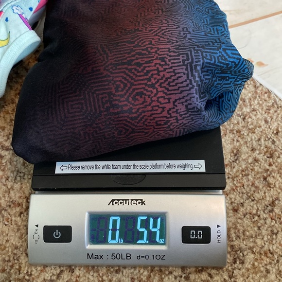 All In Motion Black/Red/BlueDrawstring Unlined Swim Trunks With Pockets - Picture 6 of 6